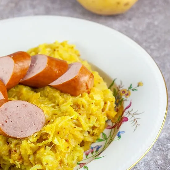 Recept: Spitskool stamppot