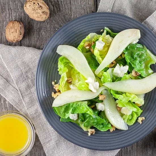 Recept: Salade met peer en gorgonzola