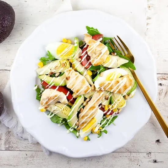 Recept: Avocado salade met kip
