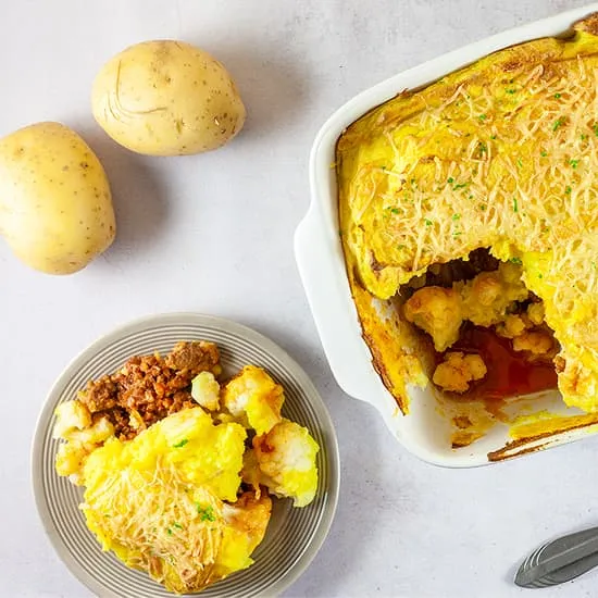 Recept: Bloemkoolschotel met gehakt