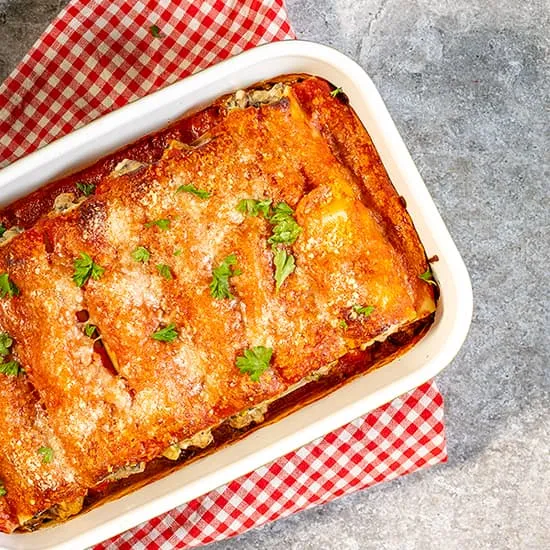 Recept: Cannelloni met geitenkaas en courgette