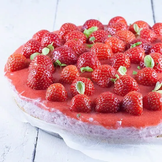 Recept: Aardbeien kwarktaart