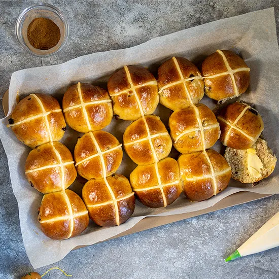 Recept: Hot cross buns