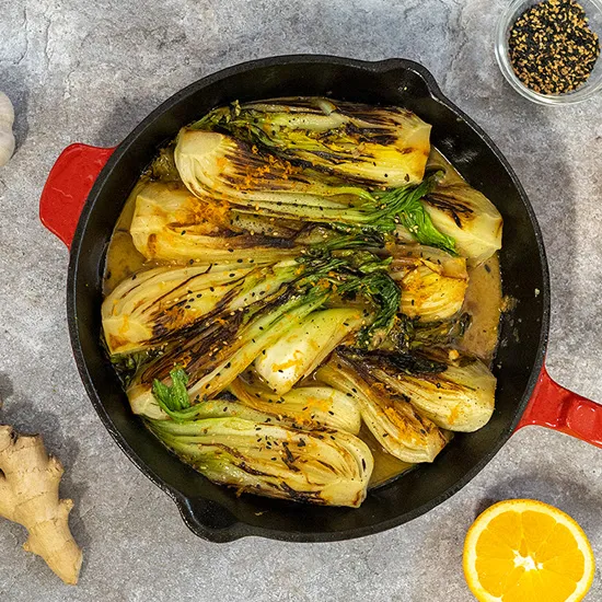 Recept: Paksoi met sinaasappel