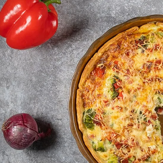 Broccoli quiche
