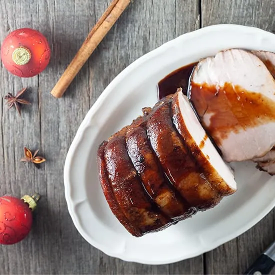 Recept: Varkensrollade met stroopsaus