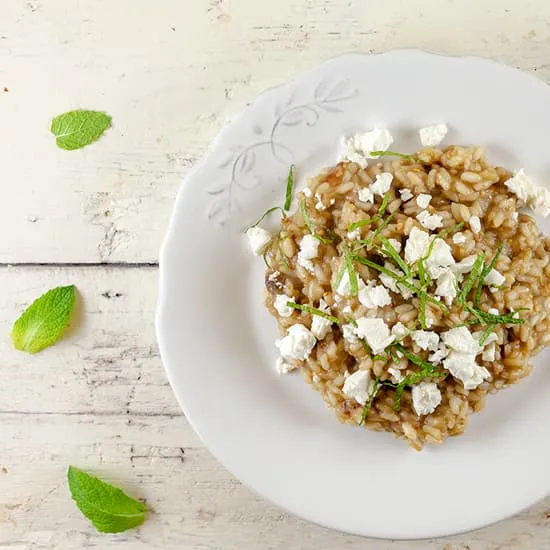 Recept: Risotto met aubergine en feta
