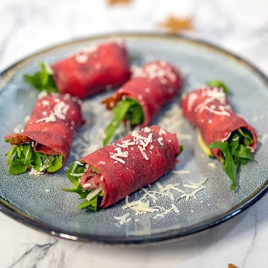 Recept: Carpaccio rolletjes