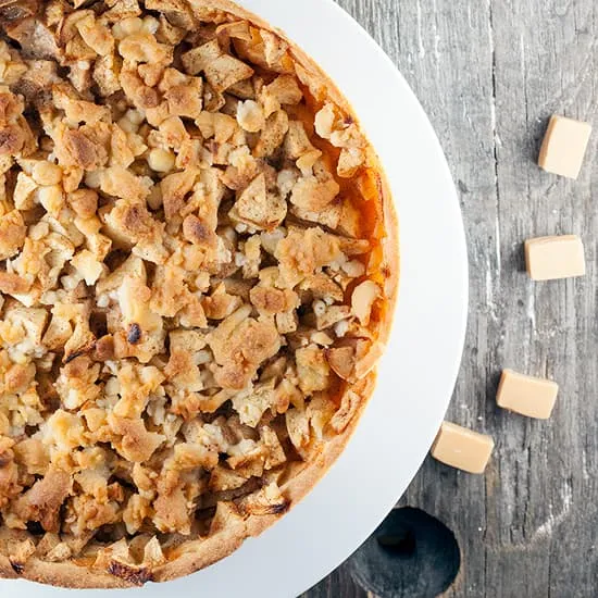 Recept: Appeltaart met fudge