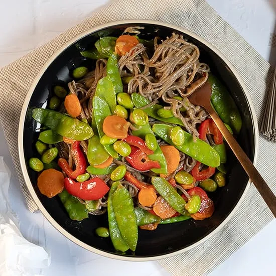 Recept: Soba noedels met groenten