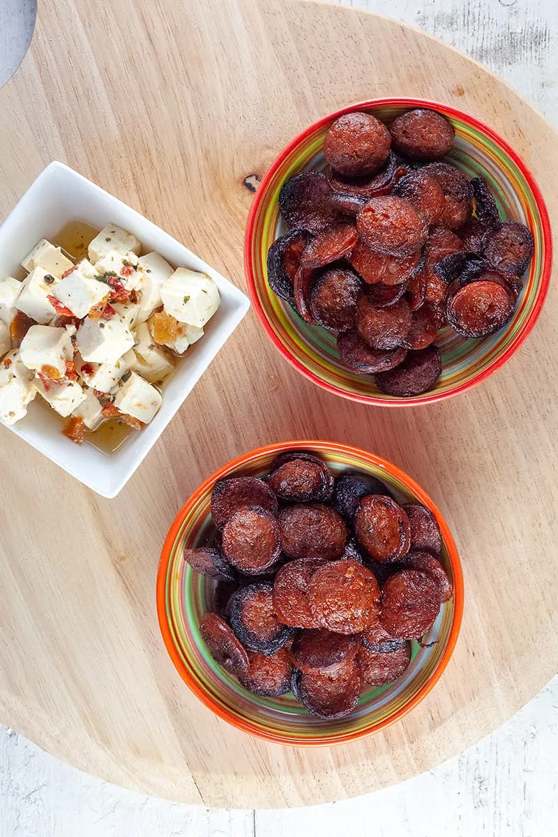 Gebakken chorizo