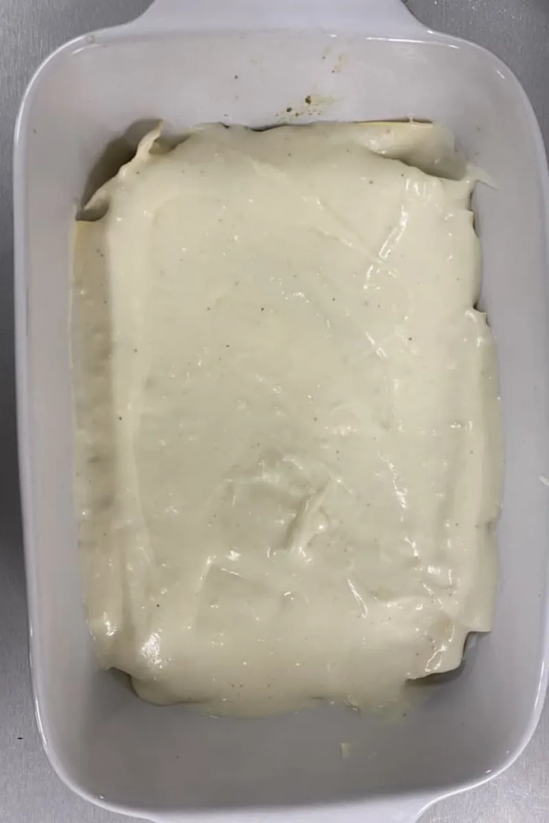 Champignon lasagne met kip pesto - stap 3