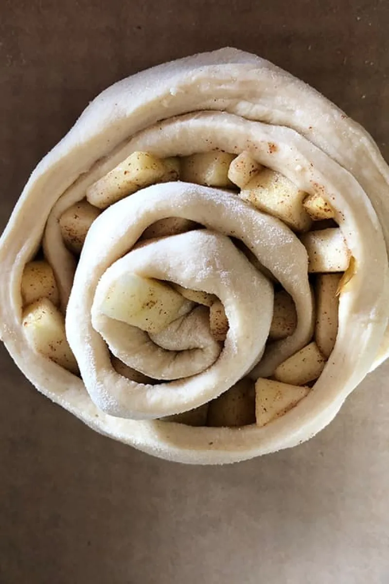 Appel brioche rollen 3