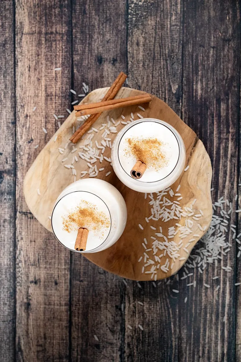 Horchata de arroz - Mexicaanse rijstmelk met kaneel