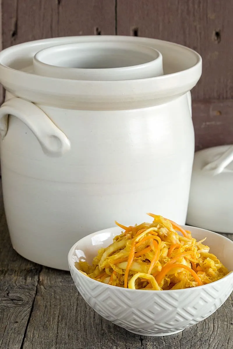 Gefermenteerde kool en wortel