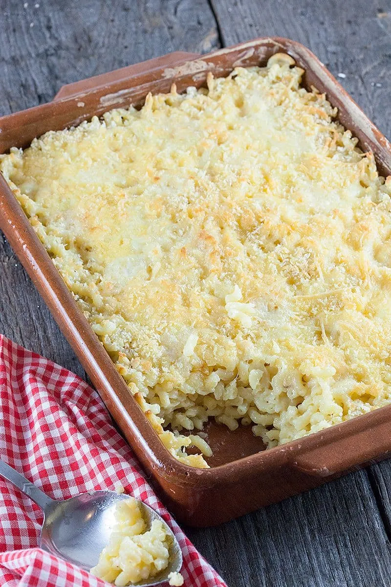 Macaroni met kaas uit de oven