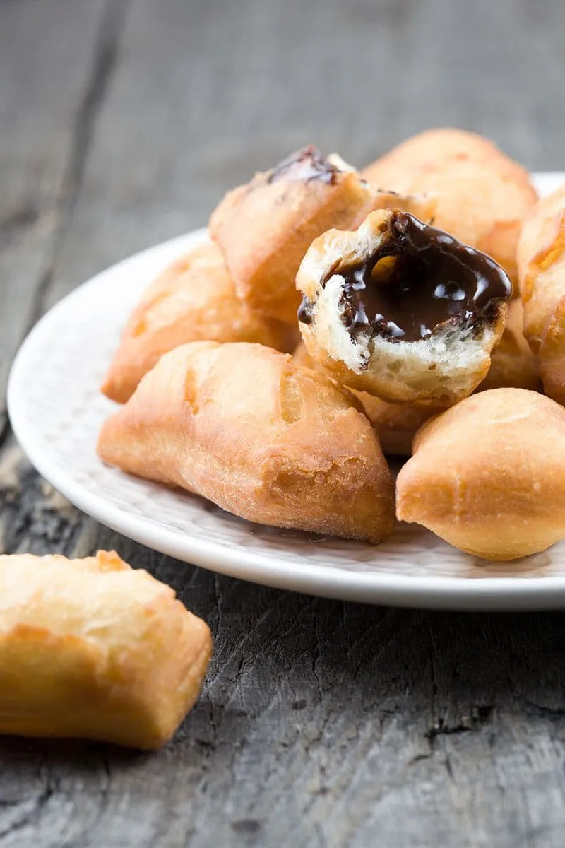 Chocolade beignets