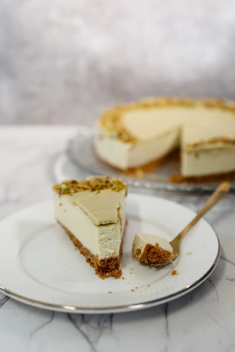 Pistache cheesecake