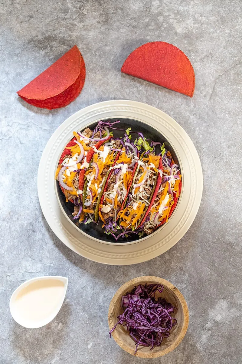 Taco's met lamsgehakt