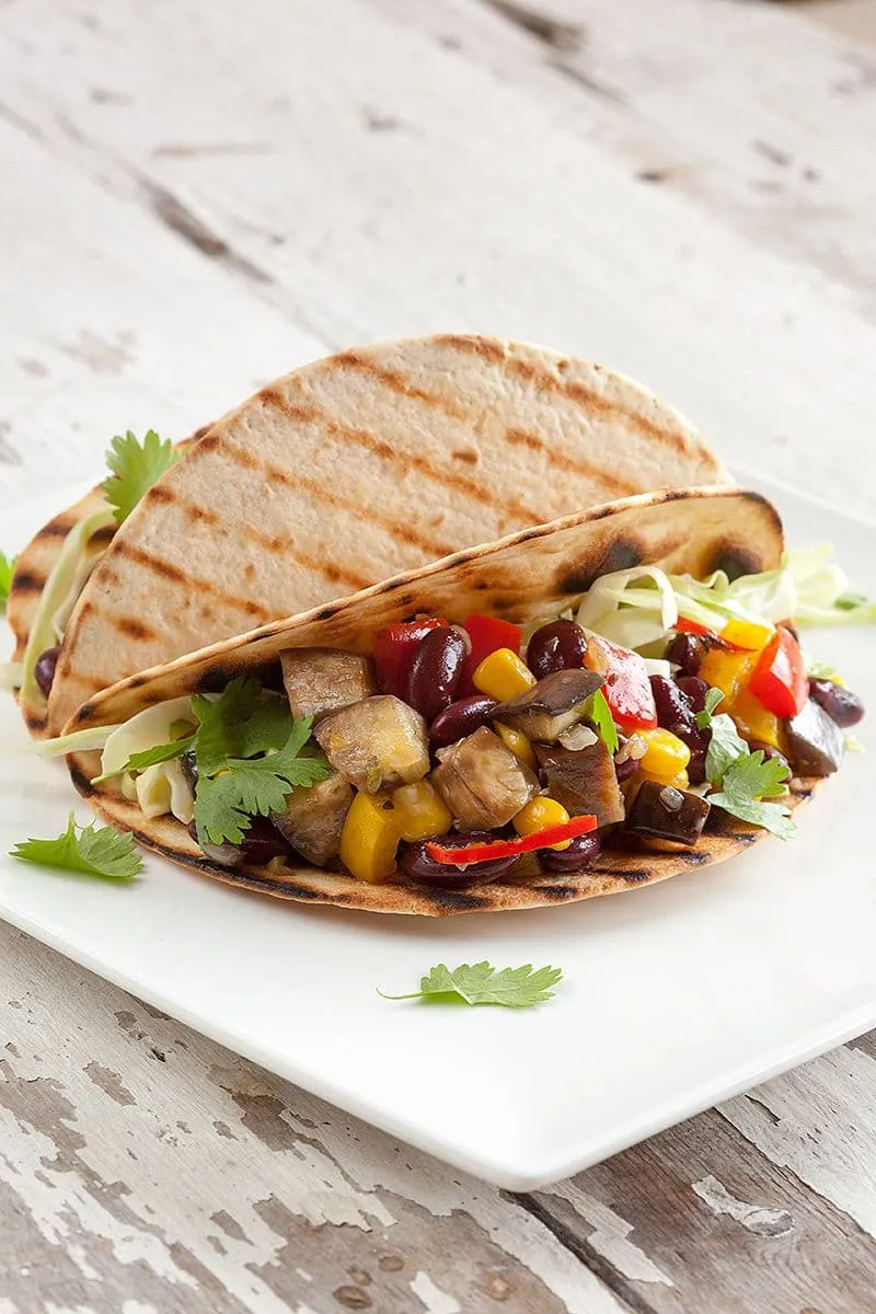 Vegetarische taco's