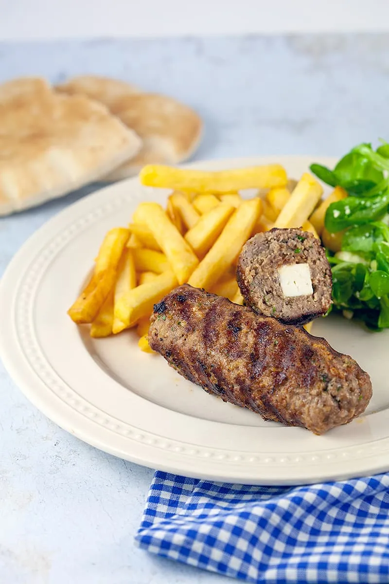 Bifteki met feta