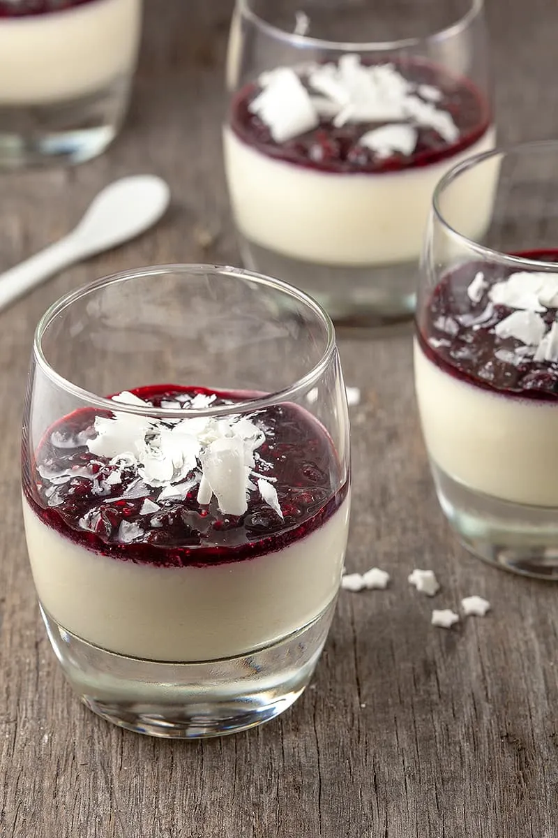 Yuzu panna cotta