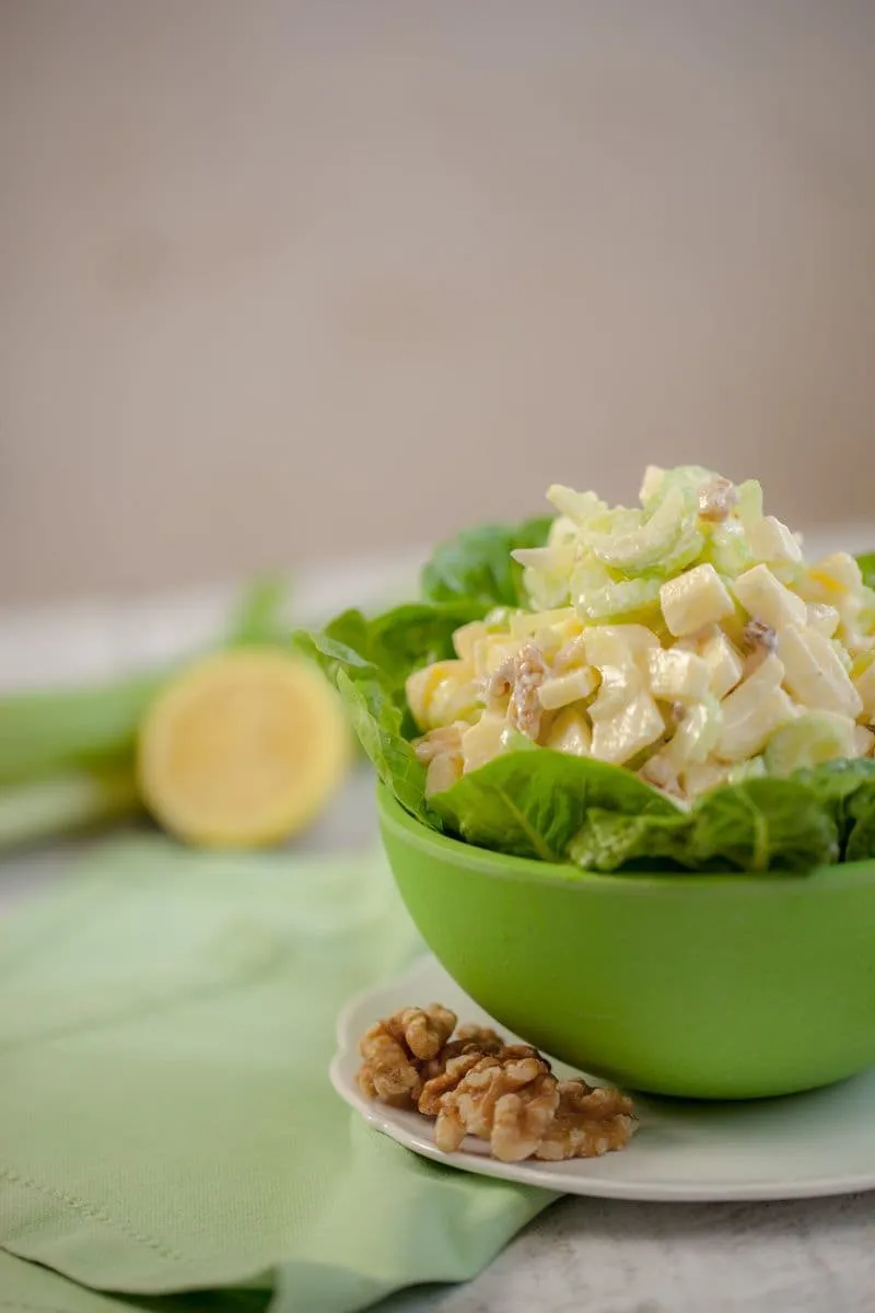 Klassieke waldorfsalade