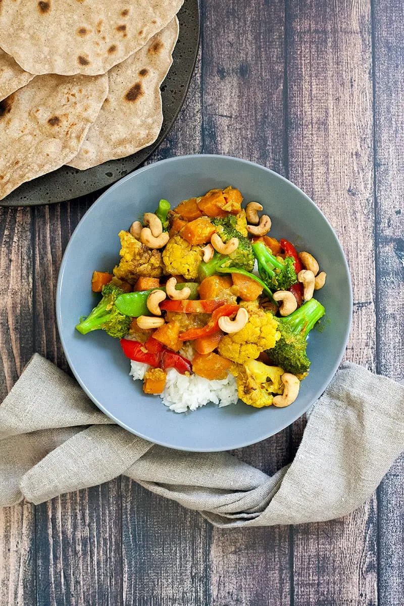 Groenten curry