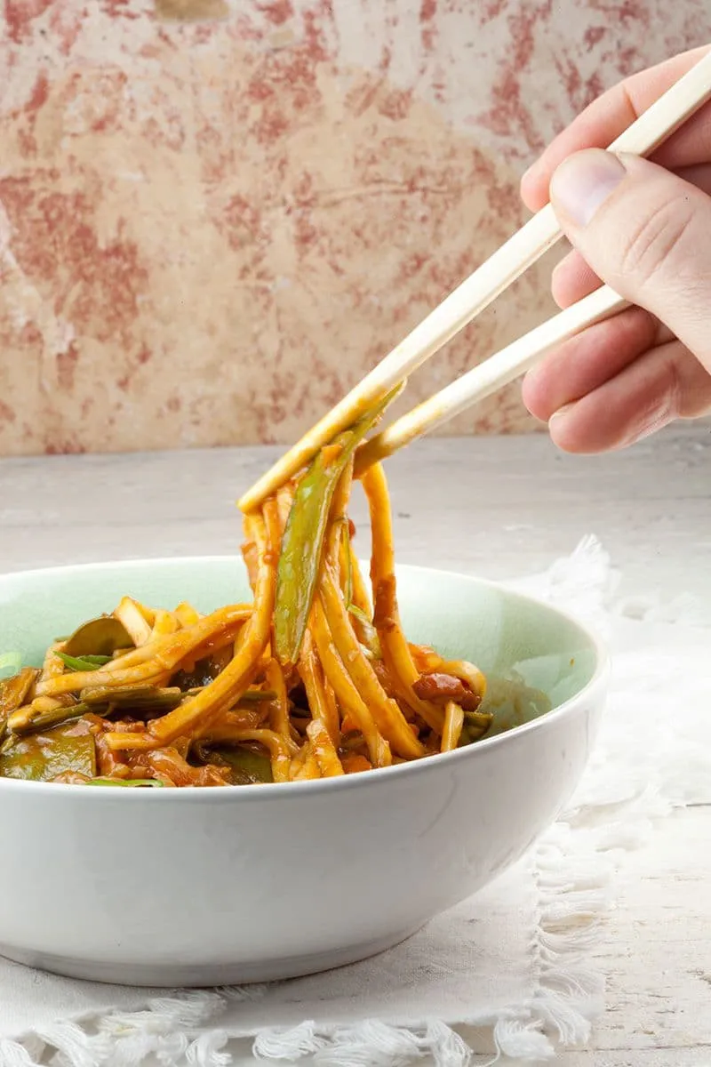 Kimchi noedels