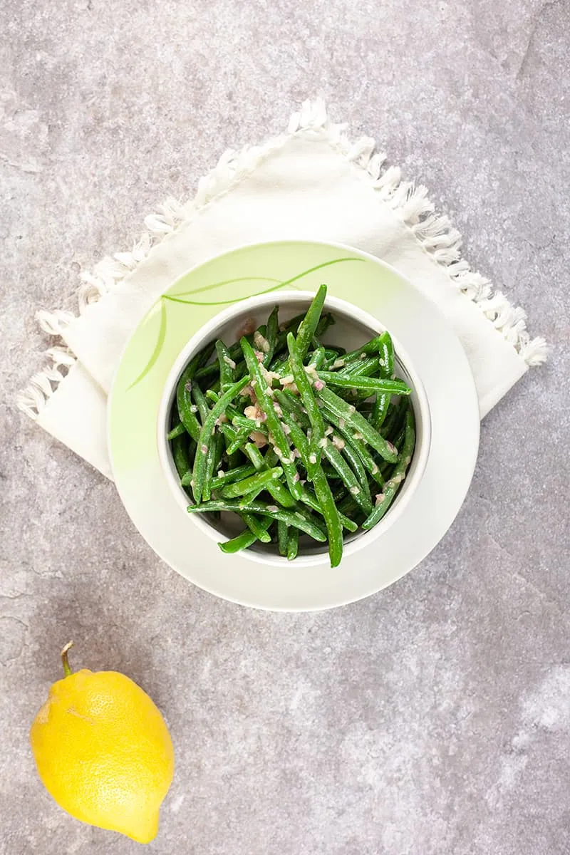 Sperziebonen salade