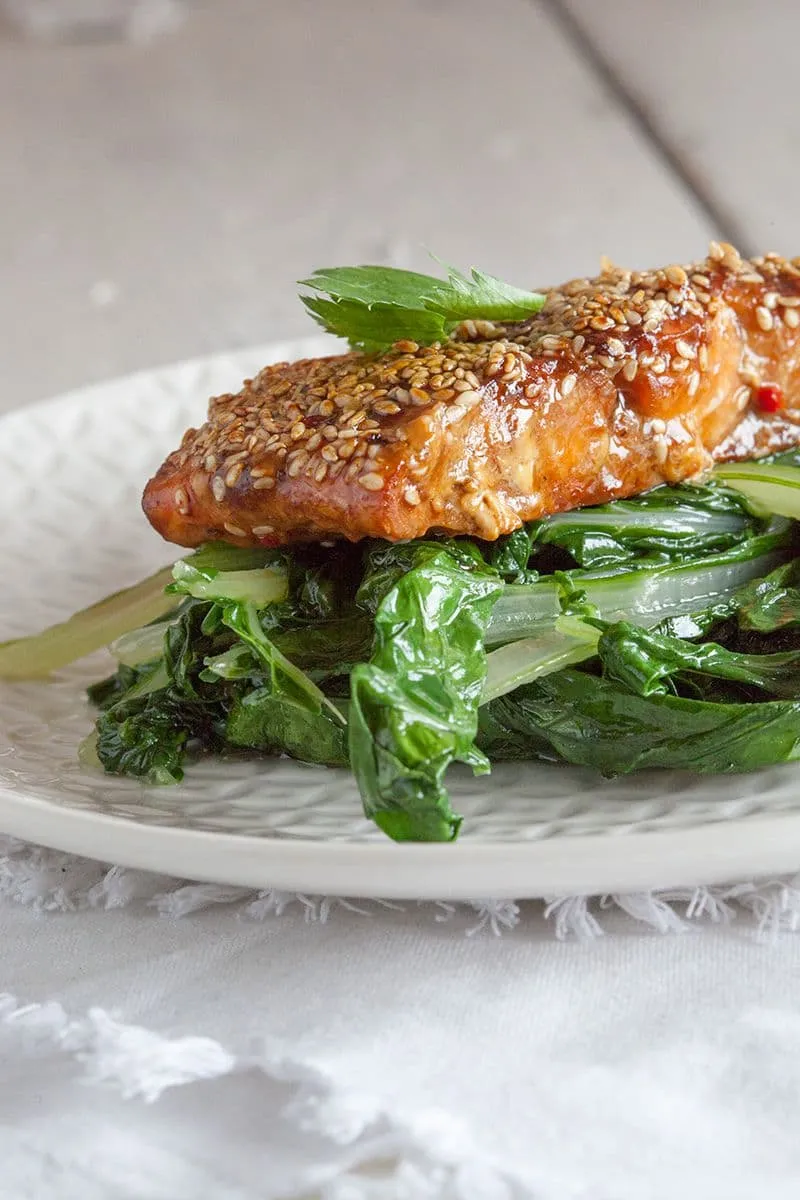 Zalm met sesamkorst