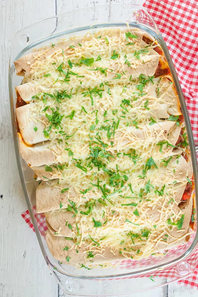 Enchiladas met gehakt