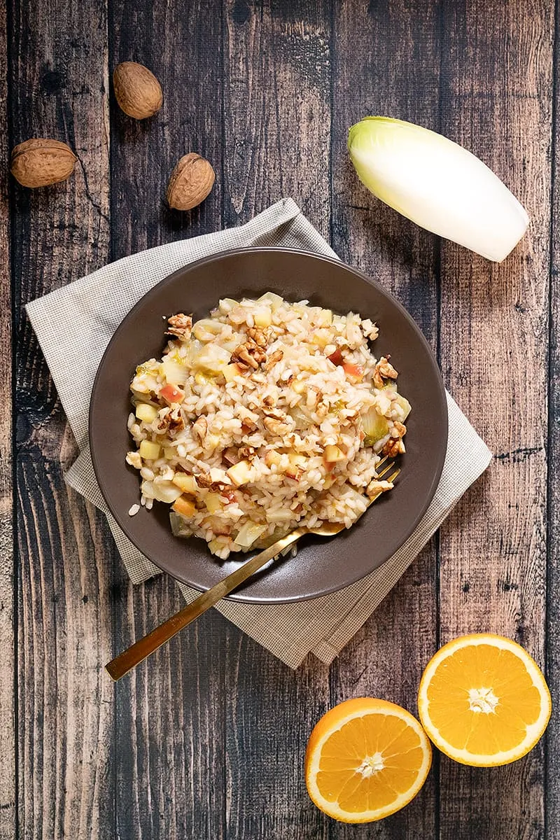 Risotto met witlof en appel - smaakvolle vegetarische risotto