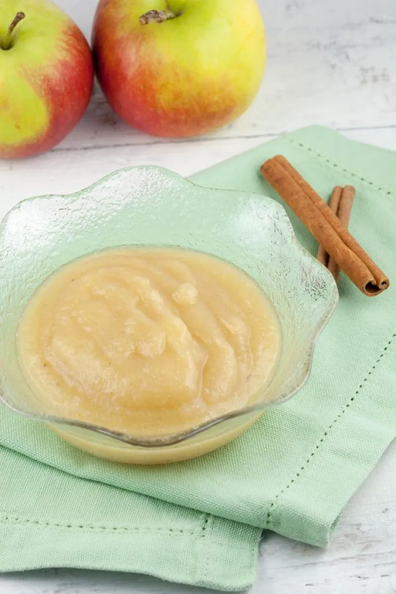 Zelfgemaakte appelmoes