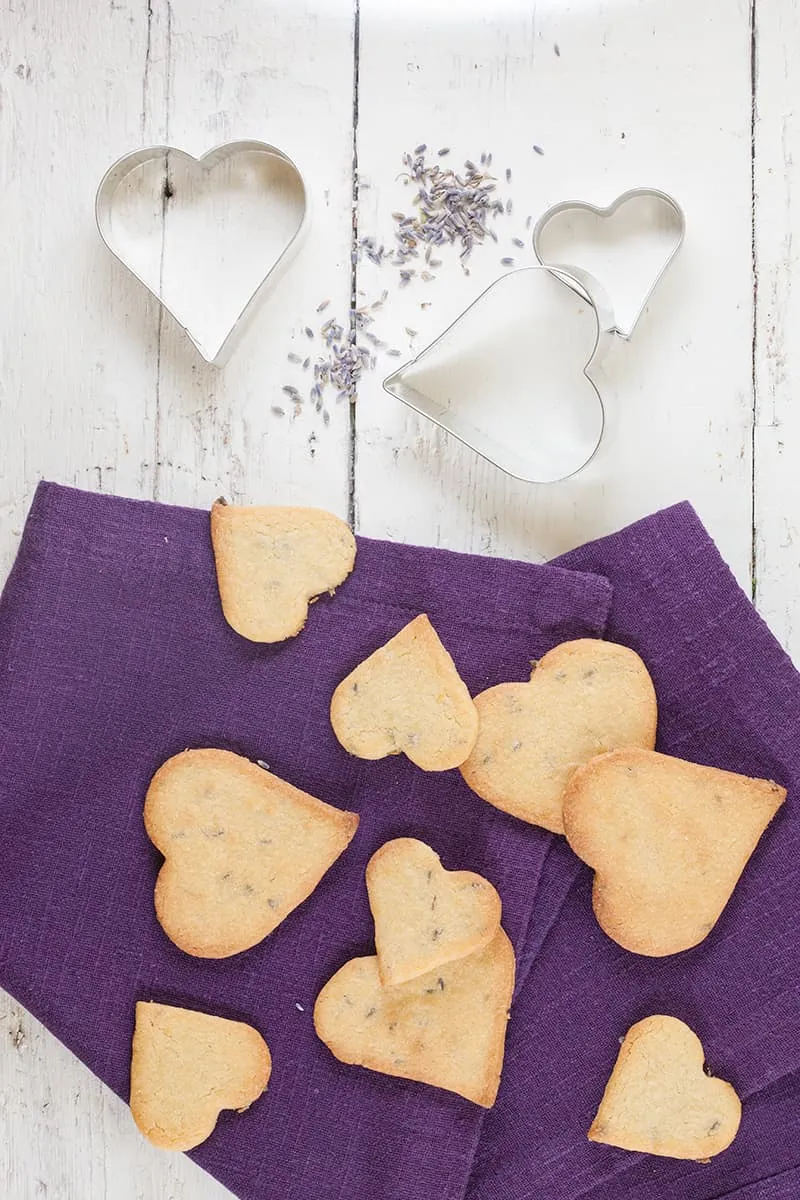 Lavendelkoekjes met citroen