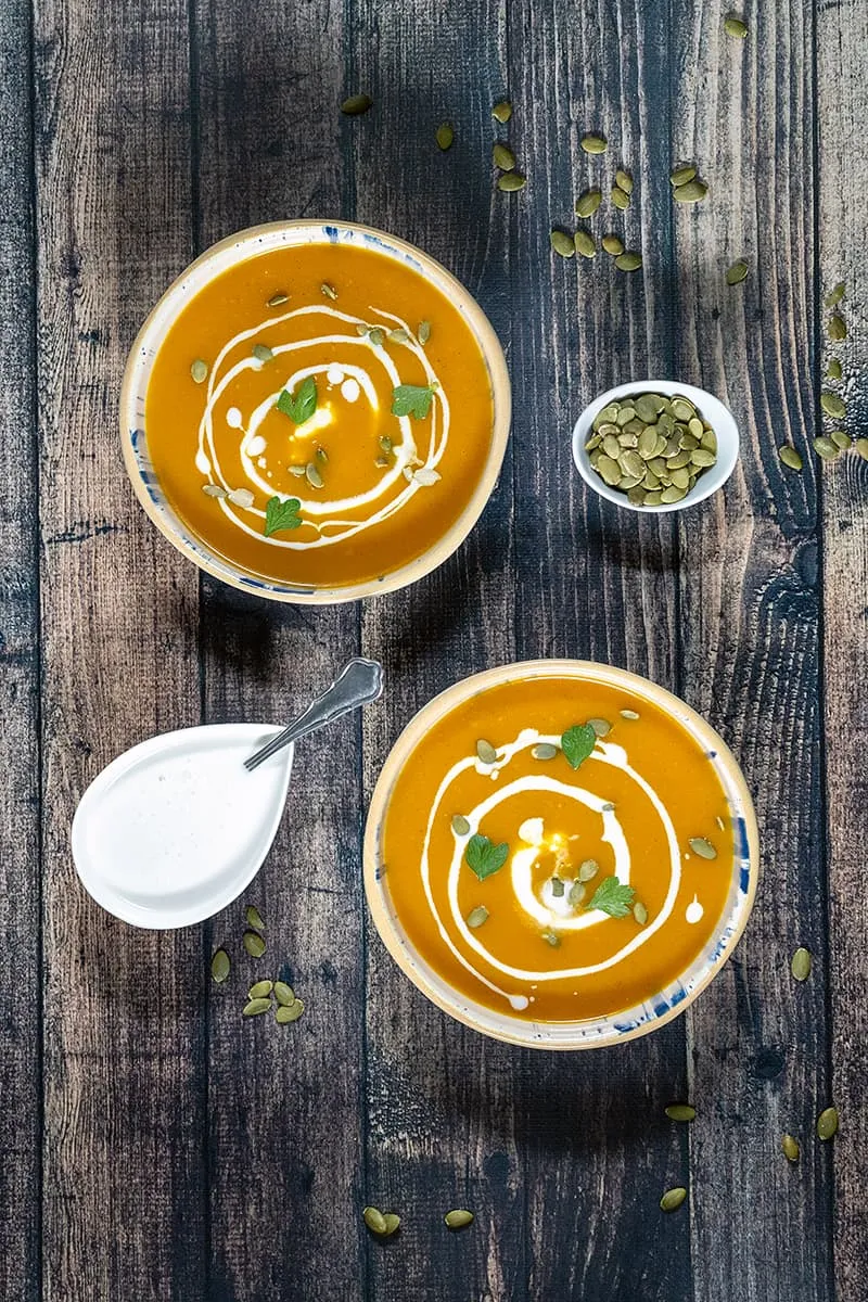Pompoensoep met kokosmelk