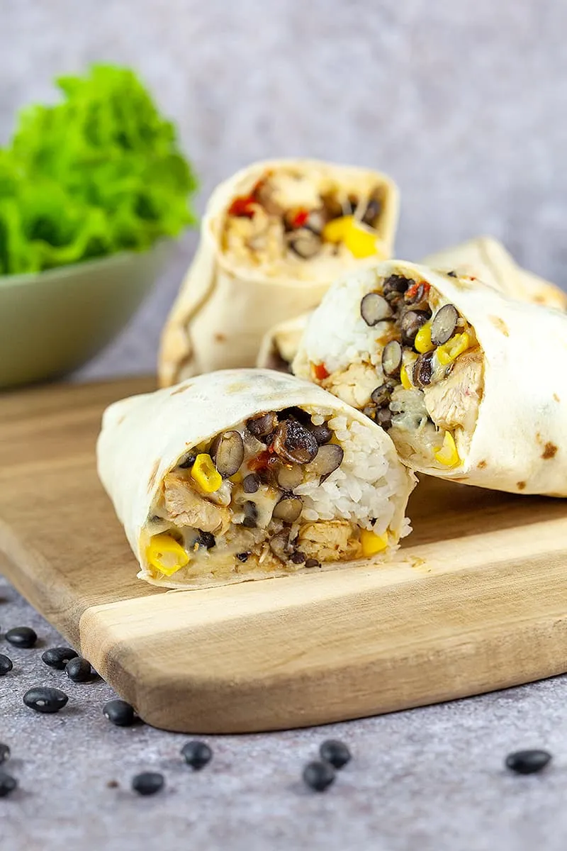 Burrito met kip