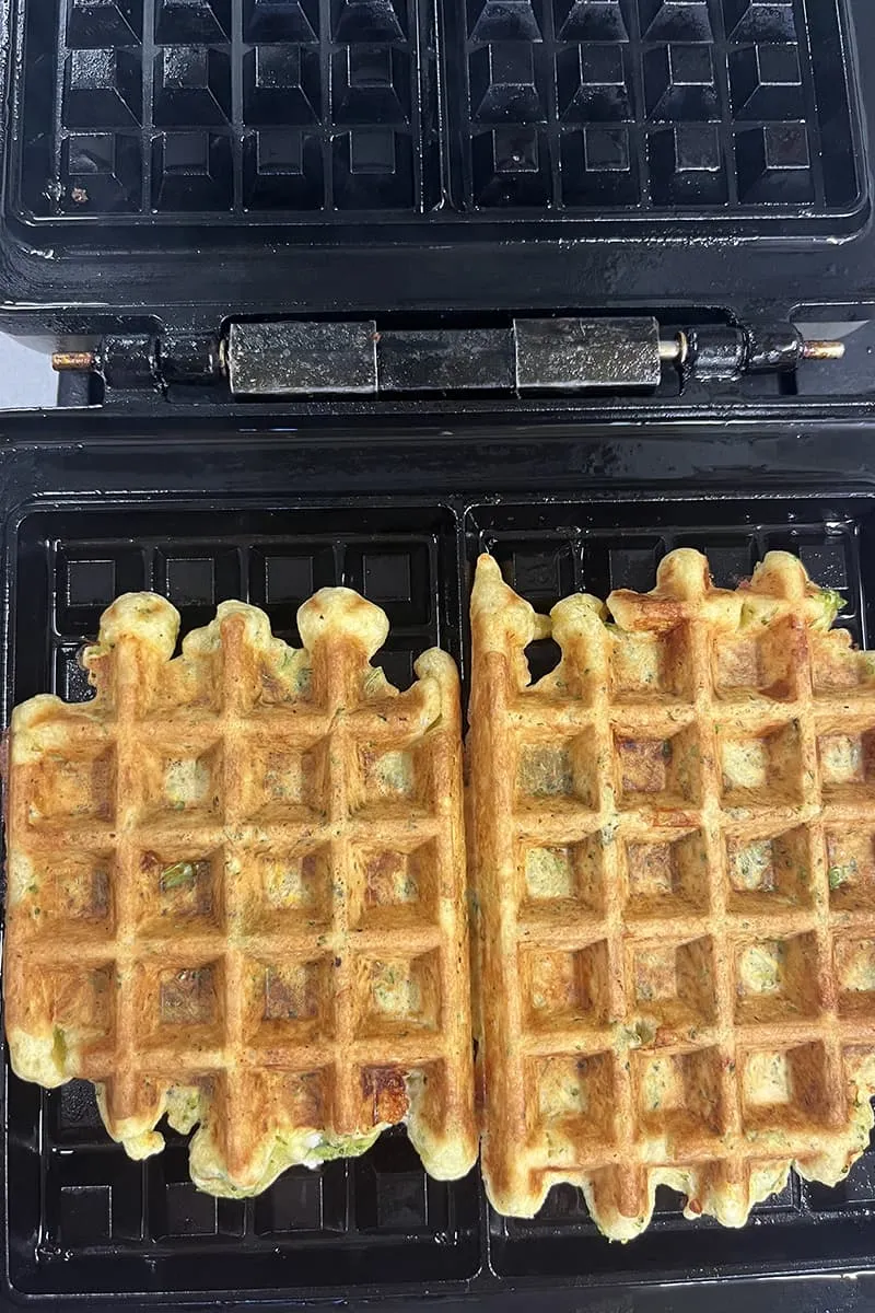 Groentewafels met feta voorbereiding - stap 2