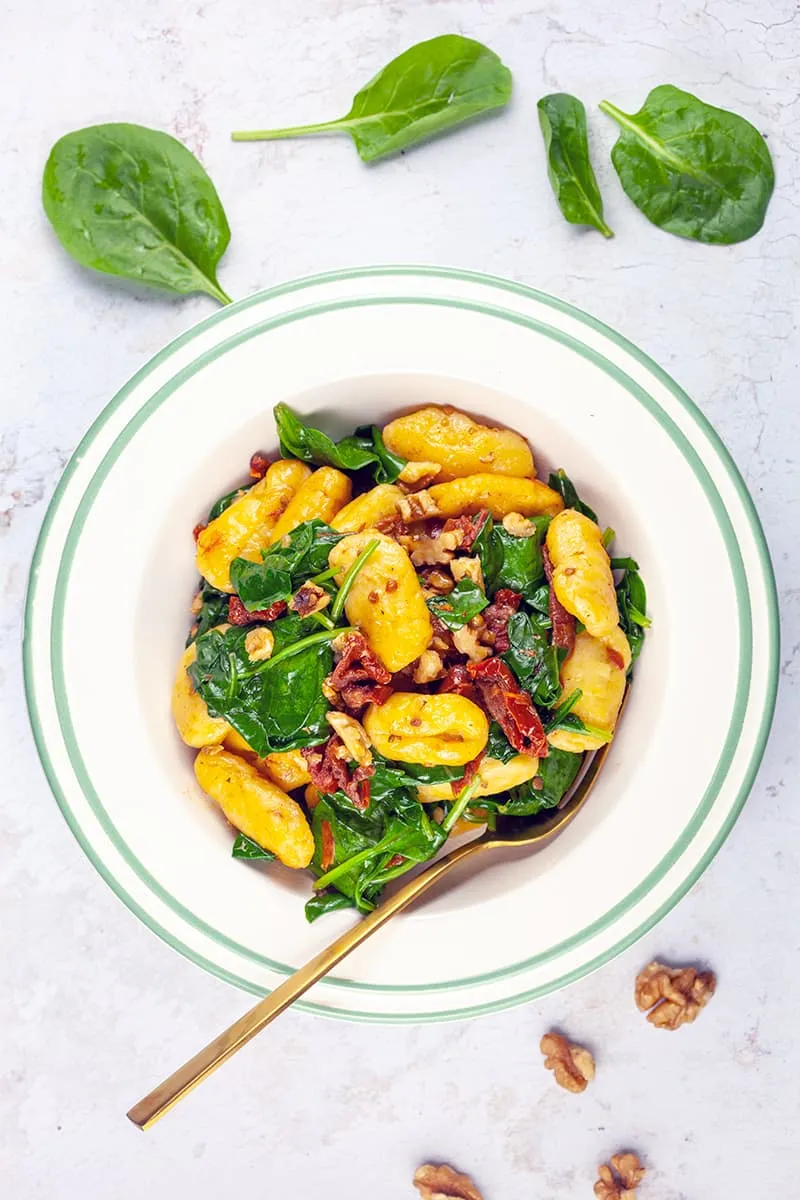 Gnocchi met spinazie