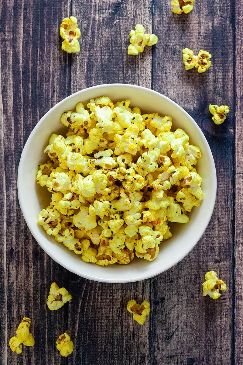 Kruidige popcorn maken