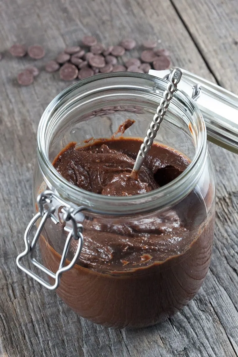 Zelfgemaakte nutella