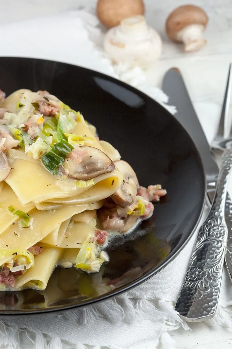 Open lasagne
