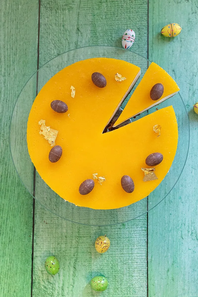 Cheesecake met mango