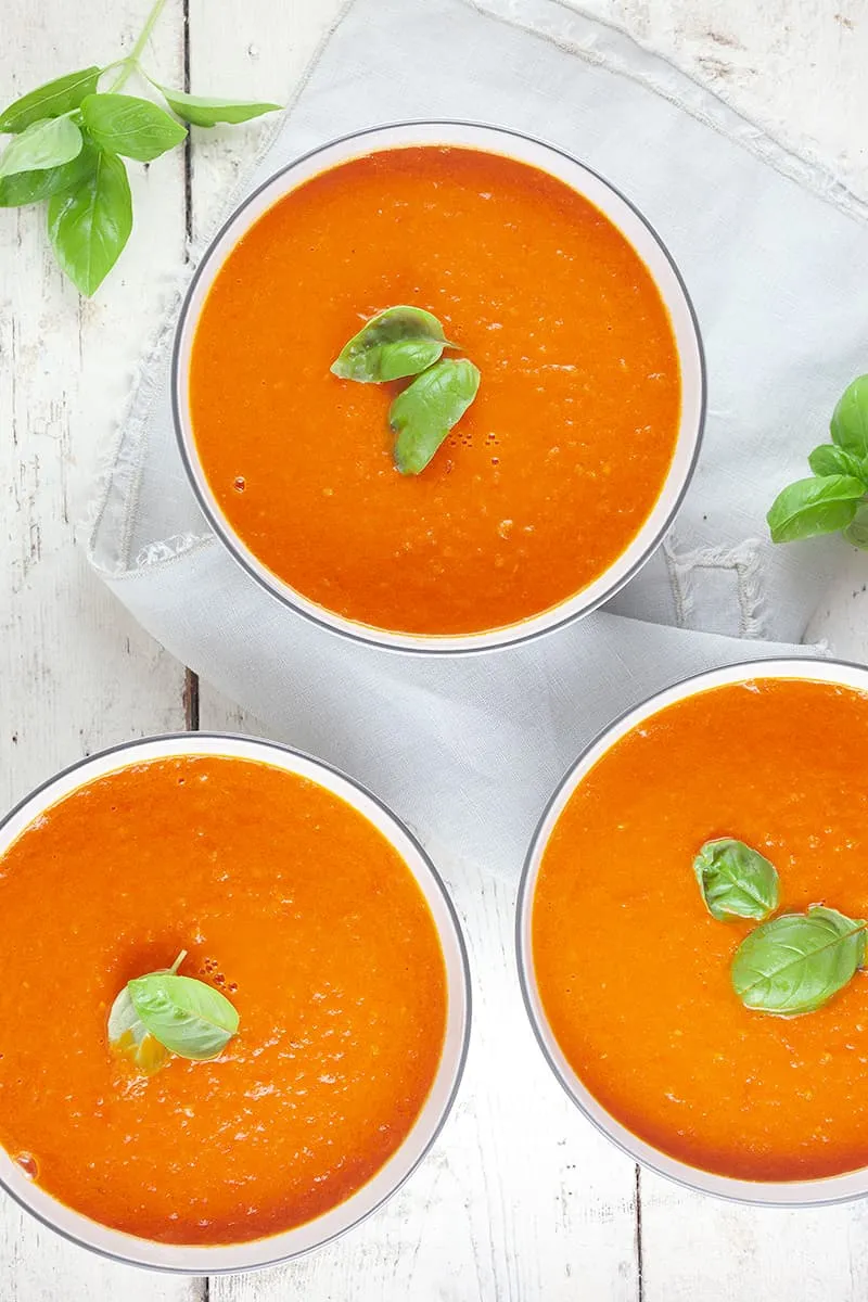 Geroosterde tomatensoep