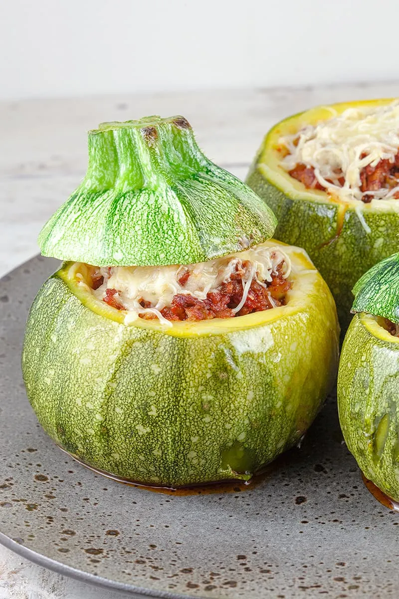 Gevulde courgette met gehakt