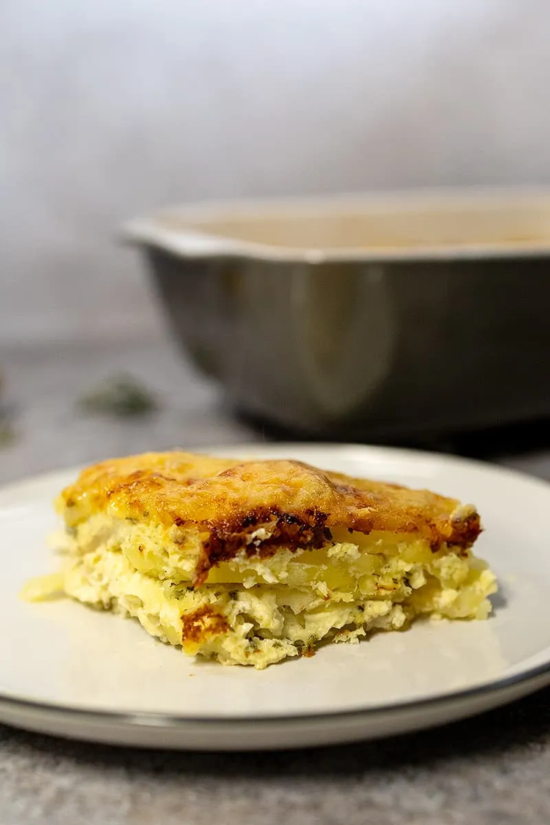 Knolselderij gratin