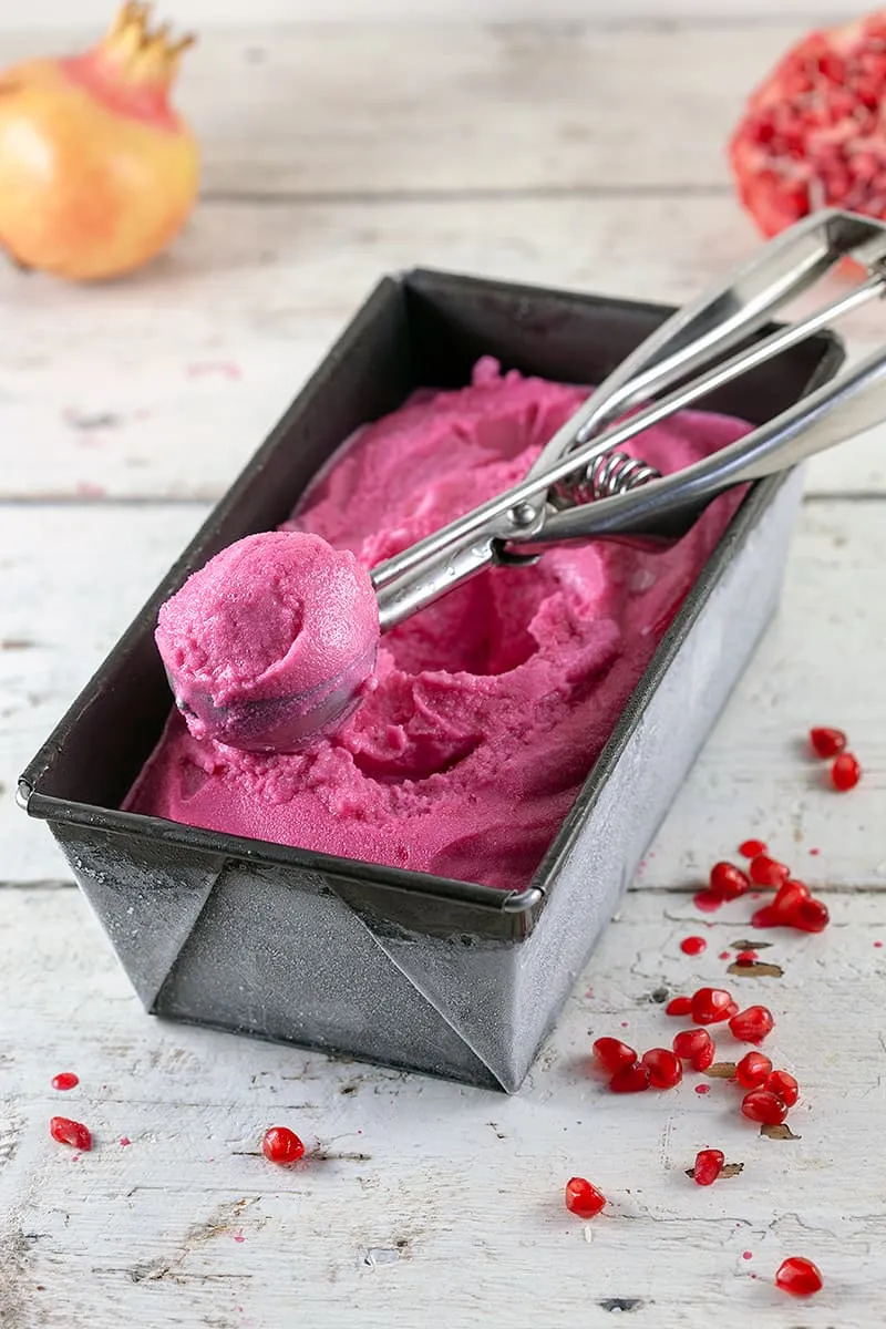 Granaatappel citrus sorbet