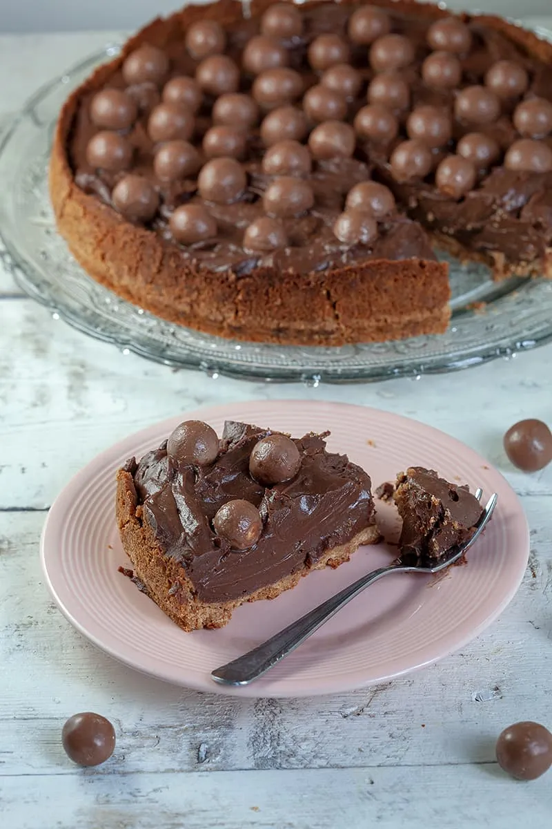 Chocoladetaart met maltesers
