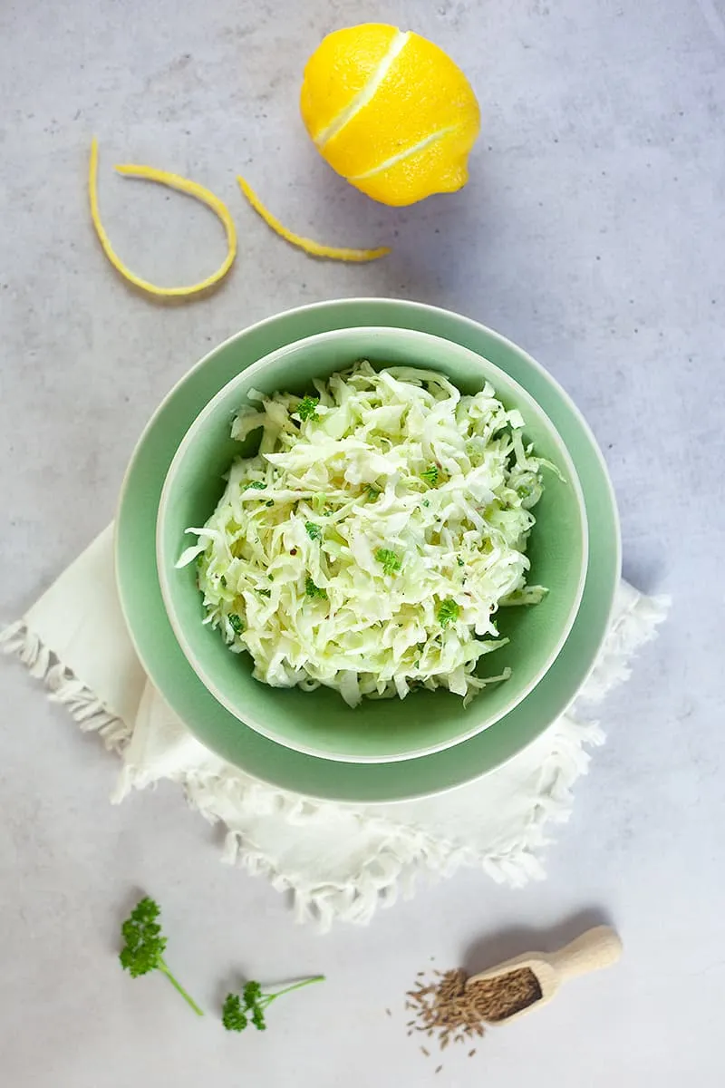 Witte kool salade