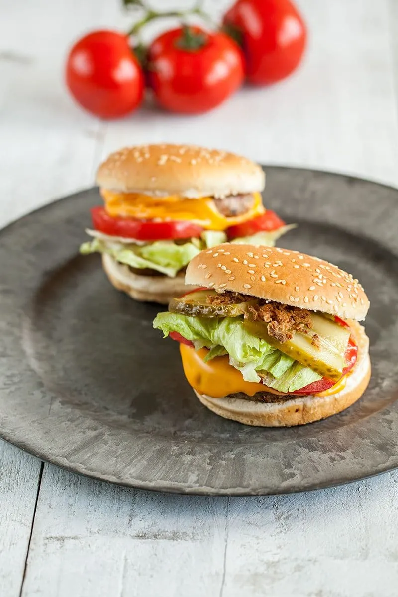 Klassieke cheeseburger